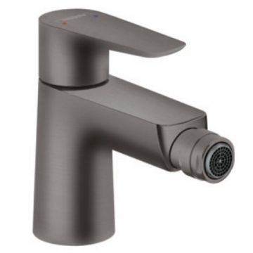 Baterie bideu Hansgrohe Talis E cu ventil pop-up - Culoare Gri metalic