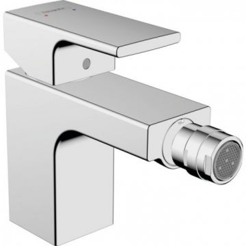 Baterie bideu Hansgrohe Vernis Shape, cu ventil pop-up - Culoare Crom