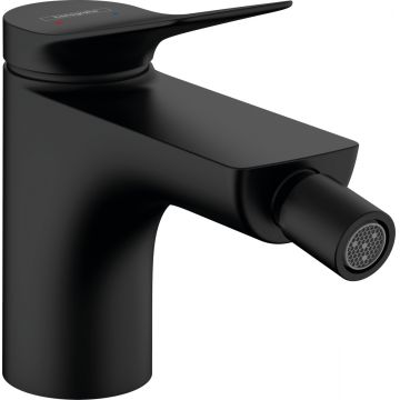 Baterie bideu Hansgrohe Vivenis  ventil pop-up  negru mat