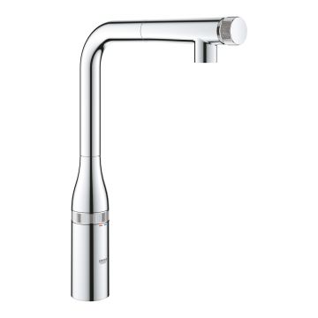 Baterie bucatarie Grohe Essence SmartControl cu dus extractibil  pipa L  crom