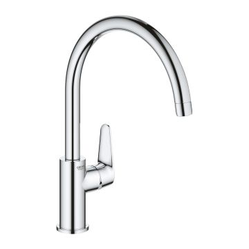 Baterie bucatarie Grohe Start Curve cu pipa C  crom