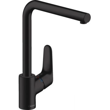 Baterie bucatarie Hansgrohe Focus 280  negru mat
