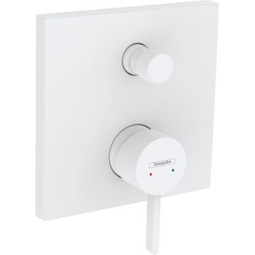 Baterie cada - dus Hansgrohe Finoris montaj incastrat  necesita corp ingropat  alb mat