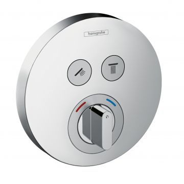 Baterie cada - dus Hansgrohe ShowerSelect S cu montaj incastrat  necesita corp ingropat