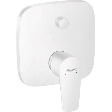 Baterie cada - dus Hansgrohe Talis E cu montaj incastrat  necesita corp ingropat  alb mat