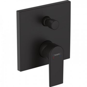 Baterie cada / dus incastrata Hansgrohe Vernis Shape - Culoare Negru