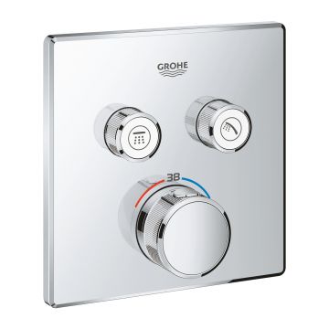 Baterie cada - dus termostatata Grohe Grohtherm SmartControl  montaj incastrat  necesita corp ingropat  crom