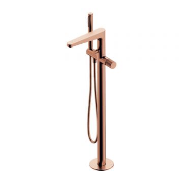 Baterie cada freestanding Omnires Contour Cupru Mat