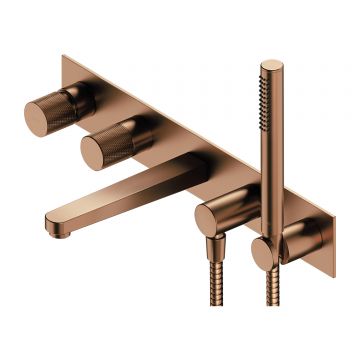 Baterie incastrata cada Omnires Contour Cupru Mat