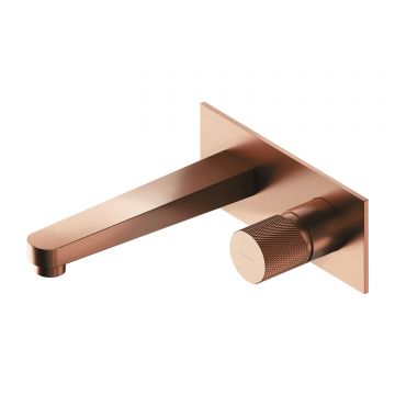 Baterie incastrata lavoar Omnires Contour Cupru Mat