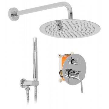 Set de dus REA Lungo Crom + BOX