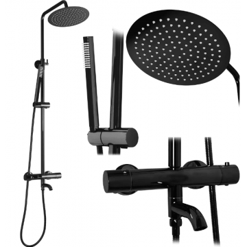 Set de dus termostatat Rea Lungo Negru Metallic Lucios