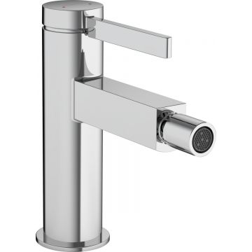 Baterie bideu Hansgrohe Finoris  ventil push-open  crom
