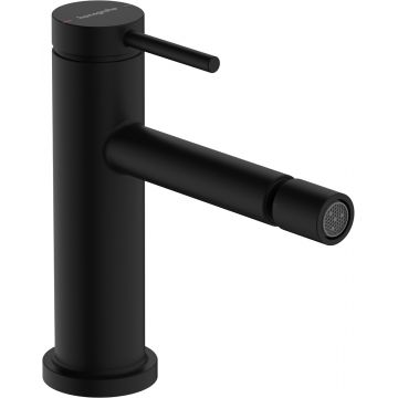 Baterie bideu Hansgrohe Tecturis S  ventil pop-up inclus  negru mat