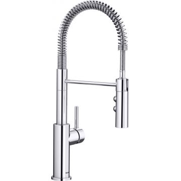 Baterie bucatarie Blanco Catris-S cu pipa flexibila  Semi-Profi  crom