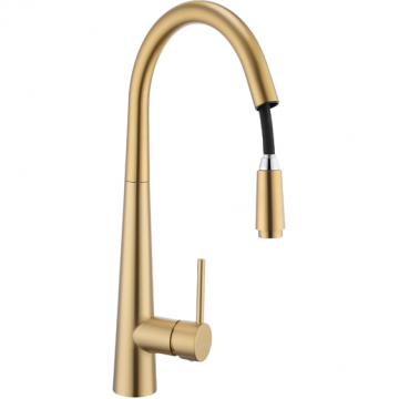 Baterie Bucatarie ECO Diamond PVD   Alama  Monocomanda Dus Extensibil Auriu Baterie Bucatarie ECO Diamond PVD   Alama  Monocomanda Dus Extensibil Auriu