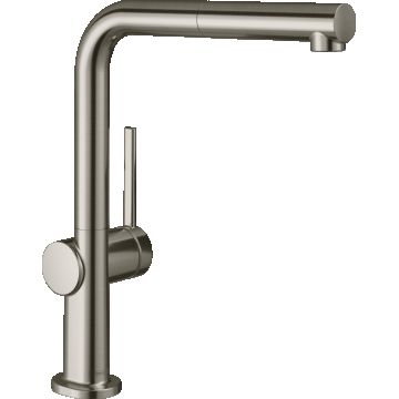 Baterie bucatarie Hansgrohe Talis M54 270 crom  dus extractibil si sBox  inox optic