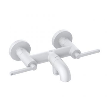 Baterie cada / dus DN 15 Kludi Nova Fonte Puristic, alb mat - Culoare Alb pal