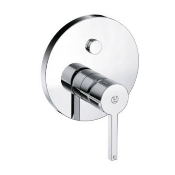 Baterie cada / dus incastrata Kludi Nova Fonte Pura, debit 25 l, crom - Culoare Crom