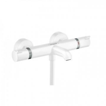 Baterie cada termostatata Hansgrohe Ecostat Comfort, alb mat - Culoare Alb pal