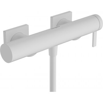 Baterie dus Hansgrohe Tecturis E  alb mat