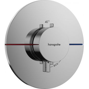 Baterie dus termostatata Hansgrohe ShowerSelect Comfort S cu montaj incastrat  necesita corp ingropat  crom