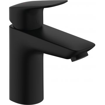 Baterie lavoar Hansgrohe Logis 100  ventil pop-up  negru mat