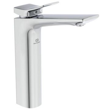 Baterie lavoar inalta Ideal Standard Conca crom lucios cu ventil pop-up inclus