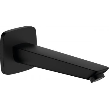 Pipa cada Hansgrohe Logis montaj incastrat  19.5cm  negru mat