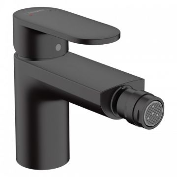 Baterie bideu Hansgrohe Vernis Blend, cu ventil pop-up, negru mat - Culoare Negru