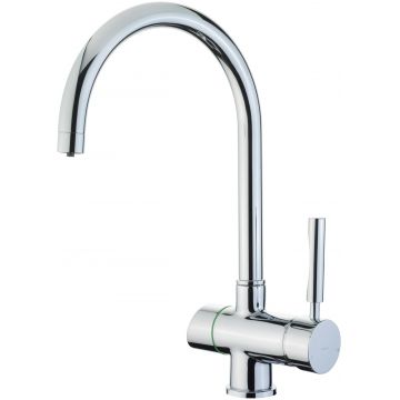 Baterie bucatarie Teka OS 200 cu 3 cai  optiune filtrare TekaPure  crom EXPUS