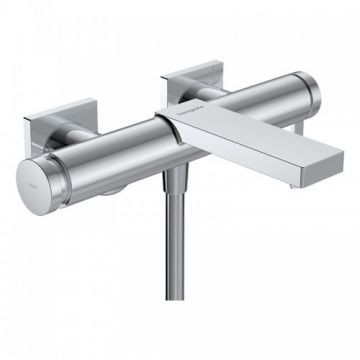 Baterie cada/dus Hansgrohe Tecturis E, crom - Culoare Crom