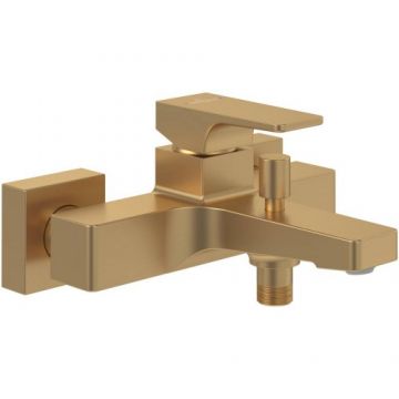 Baterie cada Villeroy&Boch Arhitectura Square cu set de dus, auriu - Culoare Auriu
