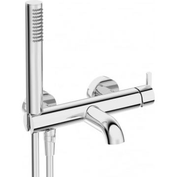 Baterie de cada cu set de dus, finisaj cromat, design modern, Deante SILIA