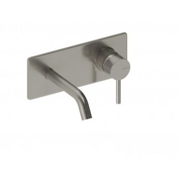 Baterie lavoar incastrata Sanycces Loop, nichel periat - Dimensiune 18 cm