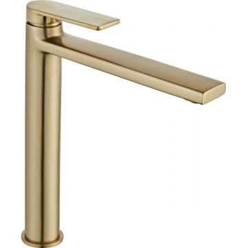 Baterie lavoar Rea Verso High, auriu mat