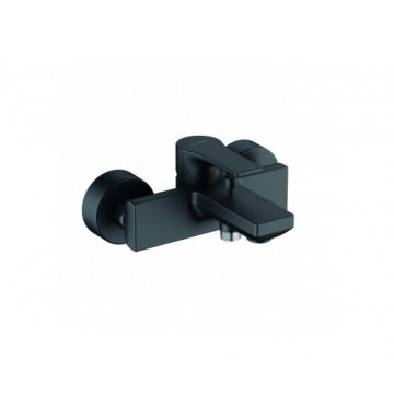 Baterie monocomanda cada-dus Kludi Zenta SL DN 15, negru mat - Culoare Negru