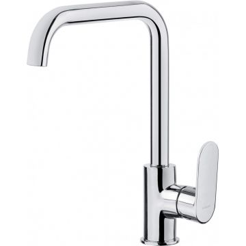 Baterie pentru bucătărie, cu pipă dreptunghiulară, Alpinia, BGA_063M