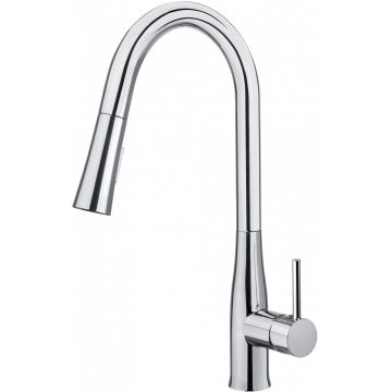 Baterie pentru bucătărie, cu pipă extractibilă, Lukrecja, BDH_072M