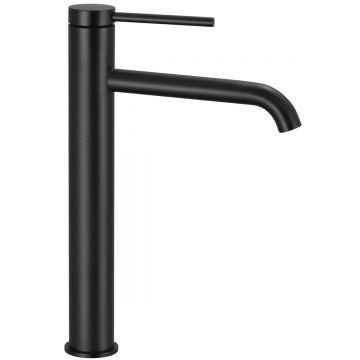 Baterie pentru lavoar Rea Clif High, negru mat