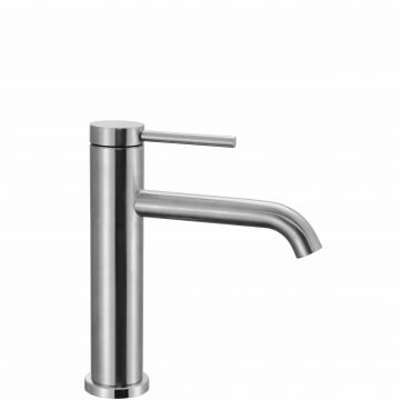 Baterie pentru lavoar Rea Clif Low, argintiu mat