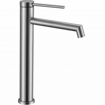 Baterie pentru lavoar Rea Foss High, argintiu mat
