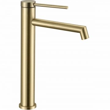 Baterie pentru lavoar Rea Foss High, auriu mat