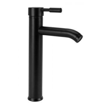 Baterie pentru lavoar Rea Graf High, negru mat