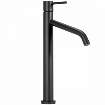 Baterie pentru lavoar Rea Level High, negru mat