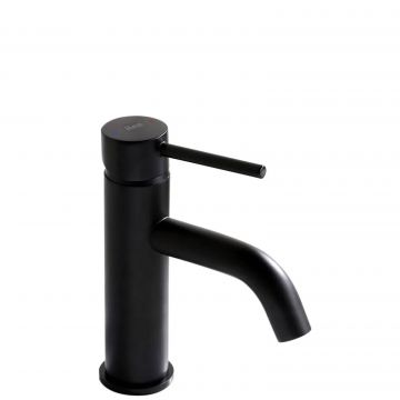 Baterie pentru lavoar Rea Lungo Low, negru mat