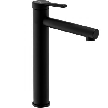 Baterie pentru lavoar Rea Pixel High, negru mat