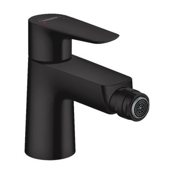 Baterie bideu, Hansgrohe, Talis E, negru mat