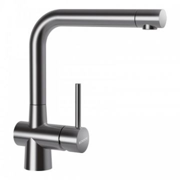 Baterie bucatarie Schock Laios magma - Culoare inox periat