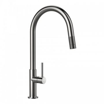 Baterie bucatarie Schock Talia cu cap extractibil - Culoare Crom